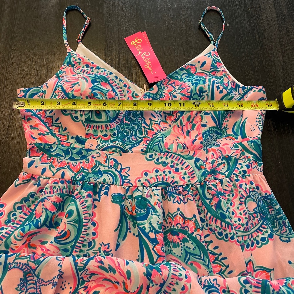 Lilly Pulitzer Melody Maxi Dress Pink Tropic Tint Tangerine Dream NEW - Picture 6 of 11